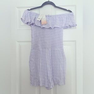 Off the shoulder romper